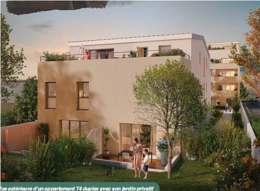 recherche T3 neuf Bordeaux rive droite avec jardin et terrasse