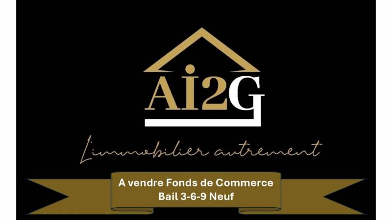 A vendre fond de commerce bail 3-6-9 neuf sur les quais des Chartrons à Bordeaux centre