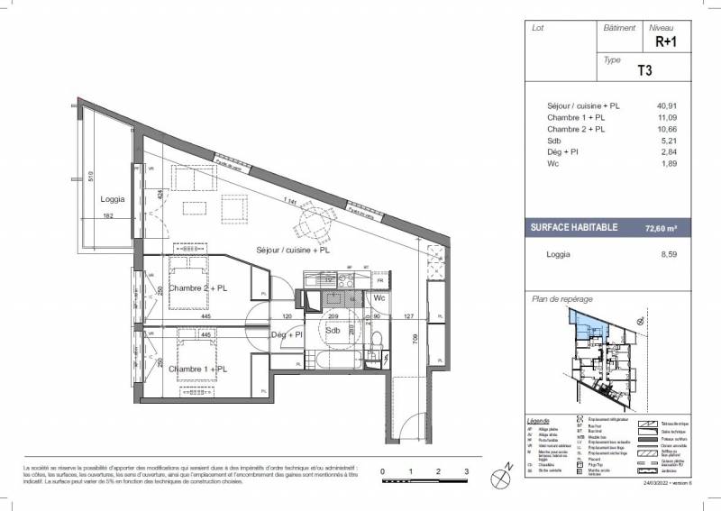 Recherche à la vente ou à l'achat T3 avec balcon ou terrasse à Villenave d'Ornon